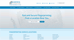 Desktop Screenshot of certifixlivescan.com
